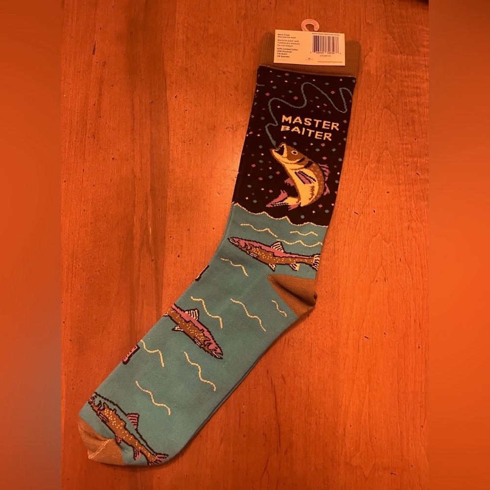 Master Baiter - brand new Groovy Co men’s socks